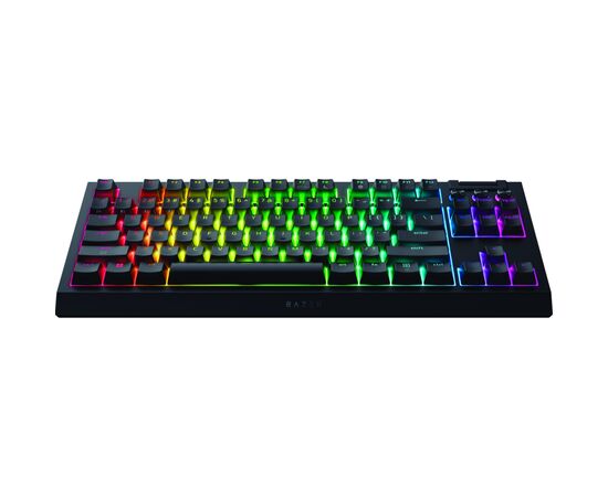 Клавиатура Razer BlackWidow V4 Low-Profile TKL Wireless/Bluetooth/USB Green switch UA Black (RZ03-05450500-R3M1), изображение 2