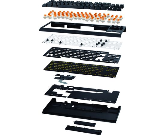 Клавиатура Razer BlackWidow V4 Low-Profile TKL Wireless/Bluetooth/USB Green switch UA Black (RZ03-05450500-R3M1), изображение 8