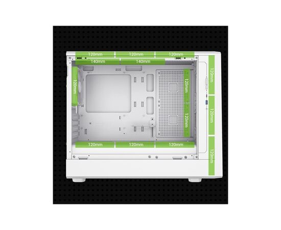 Корпус Gamemax Claw 360 WH, зображення 10 Корпус Gamemax Claw 360 WH, зображення 10