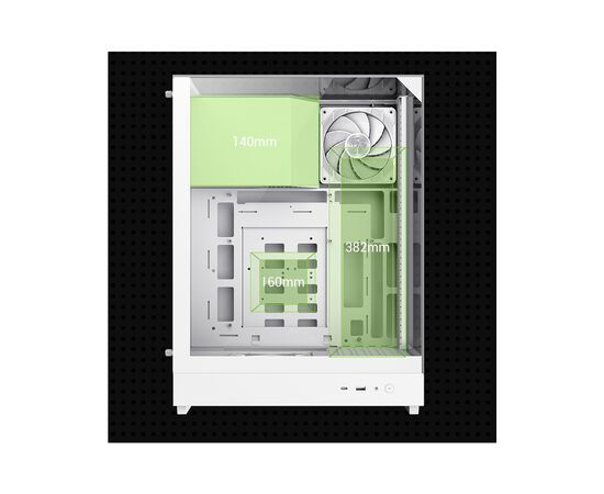 Корпус Gamemax T20 WH, зображення 8 Корпус Gamemax T20 WH, зображення 8