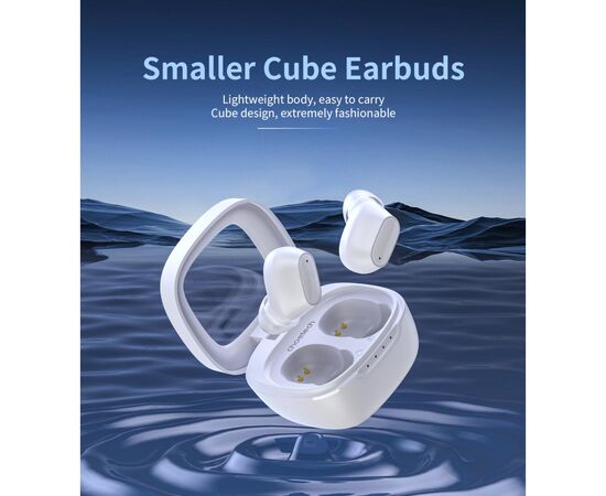 Наушники Choetech TWS Small Cube White (BH-T23-WH), изображение 7 Наушники Choetech TWS Small Cube White (BH-T23-WH), изображение 7
