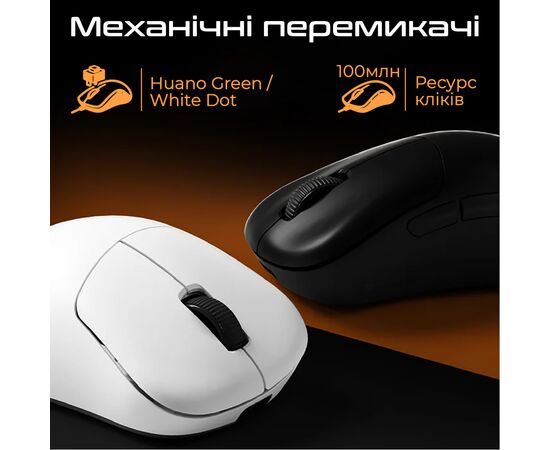 Мишка RAWM ER21 Wireless/Bluetooth Black (ER21.black), зображення 4 Мишка RAWM ER21 Wireless/Bluetooth Black (ER21.black), зображення 4