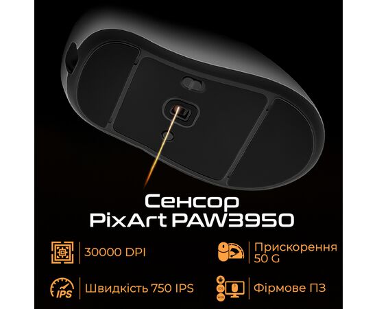 Мишка RAWM ER21Pro Wireless White (ER21PRO.white), зображення 7 Мишка RAWM ER21Pro Wireless White (ER21PRO.white), зображення 7