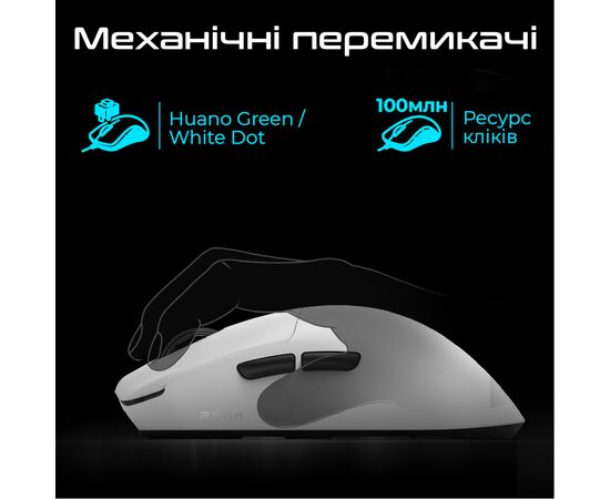 Мишка RAWM ES21 Wireless/Bluetooth Black (ES21.black), зображення 4 Мишка RAWM ES21 Wireless/Bluetooth Black (ES21.black), зображення 4