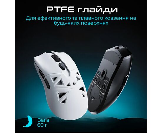 Мишка RAWM SA-SL01C Wireless/Bluetooth White (SA-SL01C.white), зображення 6 Мишка RAWM SA-SL01C Wireless/Bluetooth White (SA-SL01C.white), зображення 6