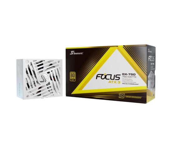 Блок живлення Seasonic 750W FOCUSGX-750-ATX31-WHT (FOCUS-GX-750-ATX31-WHITE), зображення 5
