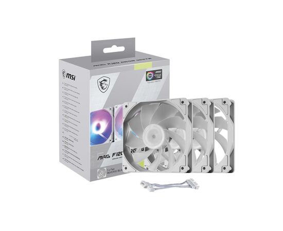 Кулер для корпуса MSI MAG F120 ARGB WHITE-3RW Кулер для корпуса MSI MAG F120 ARGB WHITE-3RW