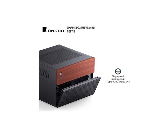 Корпус JONSBO N4 Black, изображение 5