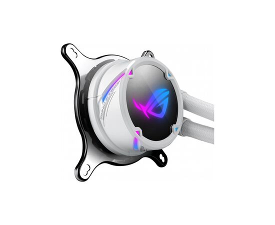 Система рідинного охолодження ASUS ROG-STRIX-LC-240 RGB White (ROG-STRIX-LC-240-RGB-WE w/o FAN), зображення 7 Система рідинного охолодження ASUS ROG-STRIX-LC-240 RGB White (ROG-STRIX-LC-240-RGB-WE w/o FAN), зображення 7