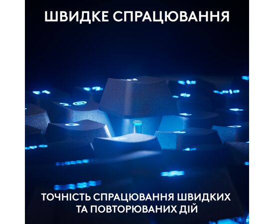 Клавіатура Logitech G PRO X TKL Rapid Linear USB UA Black (920-013233), зображення 7 Клавіатура Logitech G PRO X TKL Rapid Linear USB UA Black (920-013233), зображення 7