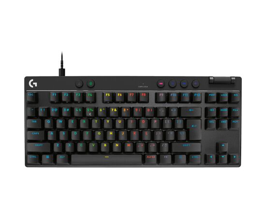 Клавіатура Logitech G PRO X TKL Rapid Linear USB UA Black (920-013233) Клавіатура Logitech G PRO X TKL Rapid Linear USB UA Black (920-013233)