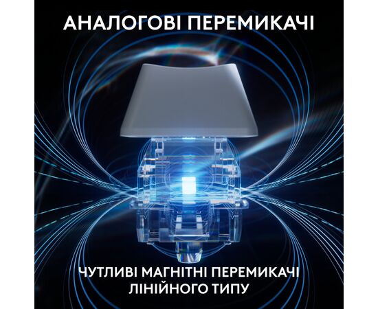 Клавіатура Logitech G PRO X TKL Rapid Linear USB UA White (920-013242), зображення 6 Клавіатура Logitech G PRO X TKL Rapid Linear USB UA White (920-013242), зображення 6