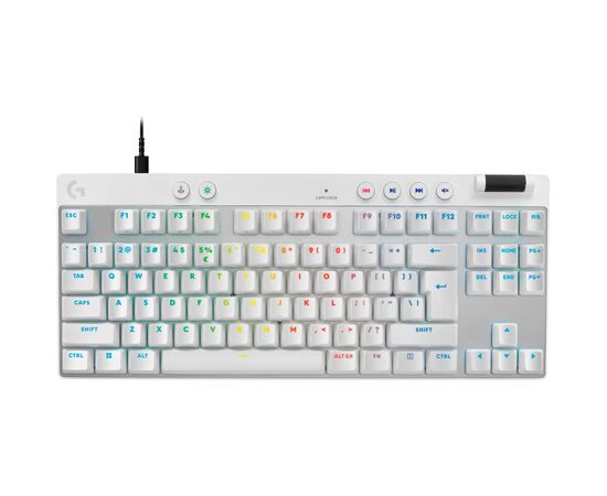Клавіатура Logitech G PRO X TKL Rapid Linear USB UA White (920-013242) Клавіатура Logitech G PRO X TKL Rapid Linear USB UA White (920-013242)