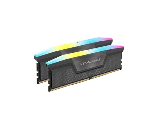 Модуль памяти для компьютера DDR5 32GB (2x16GB) 5600 MHz Vengeance RGB Corsair (CMH32GX5M2B5600Z36K) Модуль памяти для компьютера DDR5 32GB (2x16GB) 5600 MHz Vengeance RGB Corsair (CMH32GX5M2B5600Z36K)