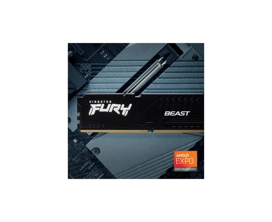 Модуль пам'яті для комп'ютера DDR5 128GB (2x64GB) 5600 MHz Beast Kingston Fury (ex.HyperX) (KF556C36BBEK2-128), зображення 7 Модуль пам'яті для комп'ютера DDR5 128GB (2x64GB) 5600 MHz Beast Kingston Fury (ex.HyperX) (KF556C36BBEK2-128), зображення 7