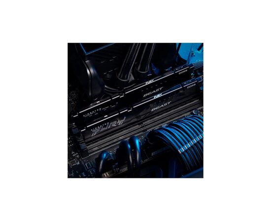 Модуль пам'яті для комп'ютера DDR5 128GB (2x64GB) 5600 MHz Beast Kingston Fury (ex.HyperX) (KF556C36BBEK2-128), зображення 9 Модуль пам'яті для комп'ютера DDR5 128GB (2x64GB) 5600 MHz Beast Kingston Fury (ex.HyperX) (KF556C36BBEK2-128), зображення 9