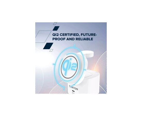 Зарядний пристрій Canyon 4-in-1 wireless charging stand 30W + cable 1.0m white (CNS-WCS405WW/A), зображення 6 Зарядний пристрій Canyon 4-in-1 wireless charging stand 30W + cable 1.0m white (CNS-WCS405WW/A), зображення 6