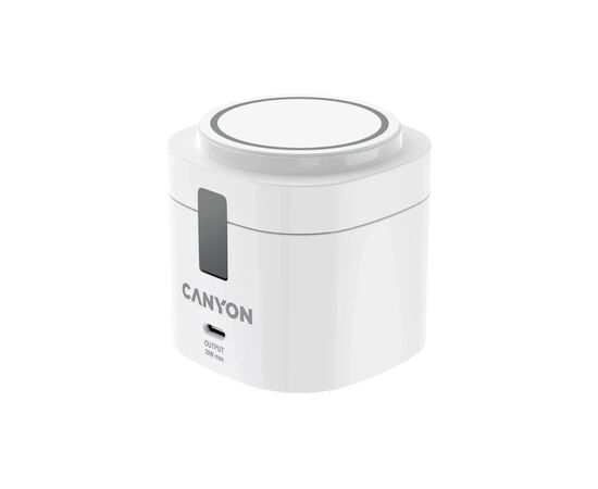 Зарядний пристрій Canyon 4-in-1 wireless charging stand 30W + charger 65W + cable 1.0m white (CNS-WCS405W) Зарядний пристрій Canyon 4-in-1 wireless charging stand 30W + charger 65W + cable 1.0m white (CNS-WCS405W)