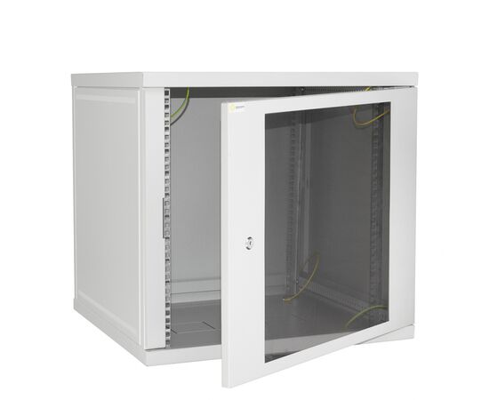 Шафа настінна Ipcom 12U 19" 600x600 (СН-12U-060х060-ДС-7035), зображення 2