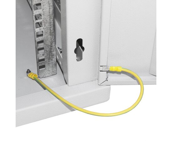Шафа настінна Ipcom 12U 19" 600x600 (СН-12U-060х060-ДС-7035), зображення 5
