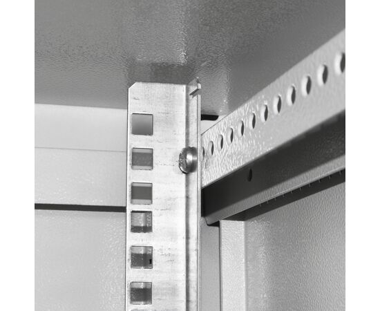 Шафа настінна Ipcom 12U 19" 600x600 (СН-12U-060х060-ДС-7035), зображення 6