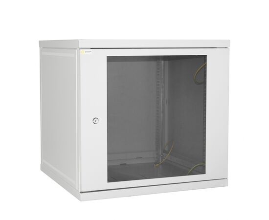 Шафа настінна Ipcom 12U 19" 600x600 (СН-12U-060х060-ДС-7035)