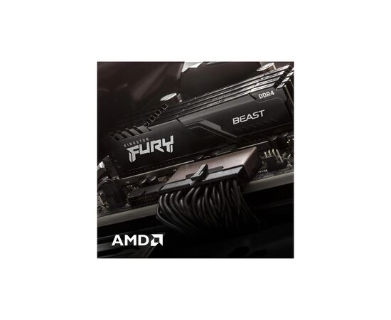 Модуль пам'яті для комп'ютера DDR4 8GB 3200 MHz Beast Black Kingston Fury (ex.HyperX) (KF432C16BB/8WP), зображення 10 Модуль пам'яті для комп'ютера DDR4 8GB 3200 MHz Beast Black Kingston Fury (ex.HyperX) (KF432C16BB/8WP), зображення 10