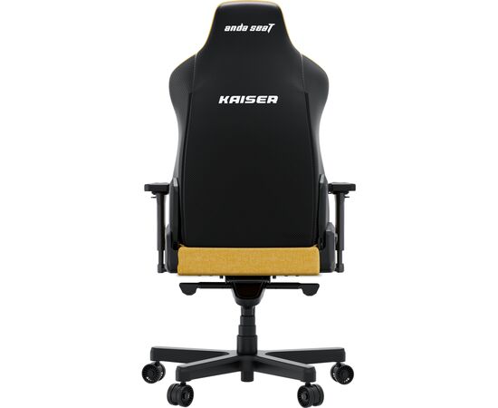 Кресло игровое Anda Seat Kaiser 3E Fabric XL Bright Yellow (AD23YC-XL-09-Y-CF-Y01), изображение 6 Кресло игровое Anda Seat Kaiser 3E Fabric XL Bright Yellow (AD23YC-XL-09-Y-CF-Y01), изображение 6
