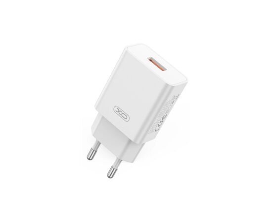 Зарядний пристрій XO USB-A QC18W White (L127.white), зображення 4