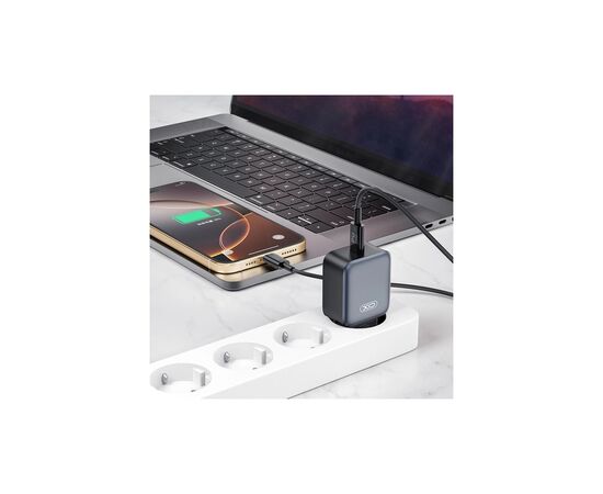 Зарядний пристрій XO USB-C PD20W Black (L153.black), зображення 4