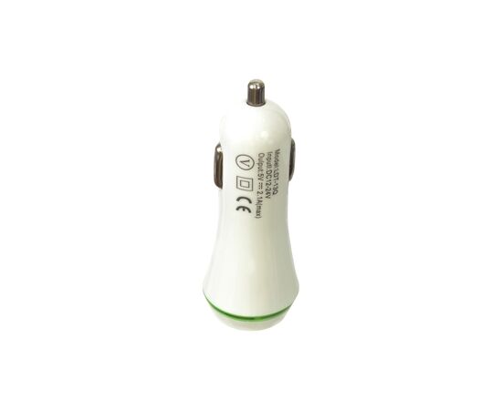 Зарядное устройство Patron 2xUSB 2A/1A white (PN-2USB-CAR-WH), изображение 2 Зарядное устройство Patron 2xUSB 2A/1A white (PN-2USB-CAR-WH), изображение 2