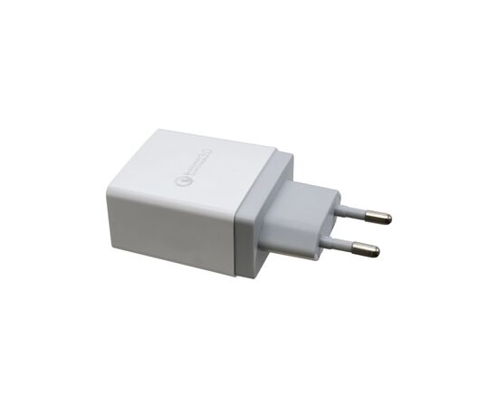 Зарядное устройство Patron USB QC3.0 2.4A white (PN-QC3-220V-W), изображение 2 Зарядное устройство Patron USB QC3.0 2.4A white (PN-QC3-220V-W), изображение 2