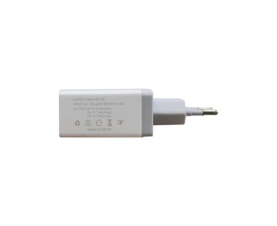 Зарядное устройство Patron USB QC3.0 2.4A white (PN-QC3-220V-W), изображение 3 Зарядное устройство Patron USB QC3.0 2.4A white (PN-QC3-220V-W), изображение 3
