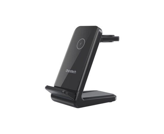 Зарядное устройство Choetech Wireless 3-in-1 15W black (T608-F), изображение 2 Зарядное устройство Choetech Wireless 3-in-1 15W black (T608-F), изображение 2