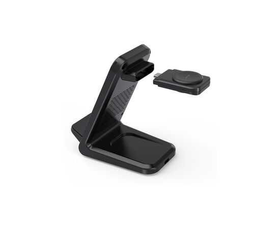 Зарядное устройство Choetech Wireless 3-in-1 15W black (T608-F), изображение 3 Зарядное устройство Choetech Wireless 3-in-1 15W black (T608-F), изображение 3