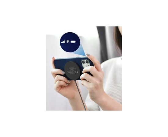 Зарядное устройство Choetech Wireless magnetic 15W black (T518-F), изображение 2 Зарядное устройство Choetech Wireless magnetic 15W black (T518-F), изображение 2