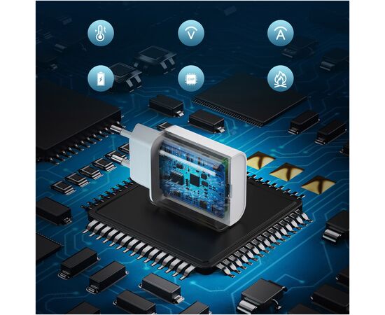 Зарядное устройство Choetech USB-C PD20W white (Q5004-V5), изображение 10 Зарядное устройство Choetech USB-C PD20W white (Q5004-V5), изображение 10