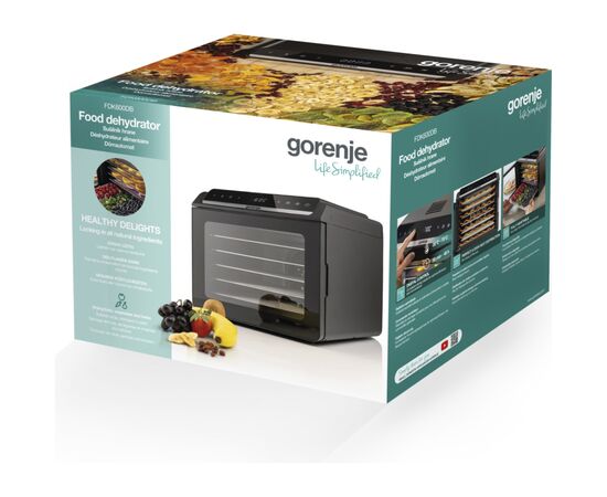 Сушка для овощей и фруктов Gorenje FDK600DB, изображение 12 Сушка для овощей и фруктов Gorenje FDK600DB, изображение 12