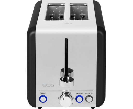Тостер ECG ST 2708 Tradizione Nero, зображення 2 Тостер ECG ST 2708 Tradizione Nero, зображення 2