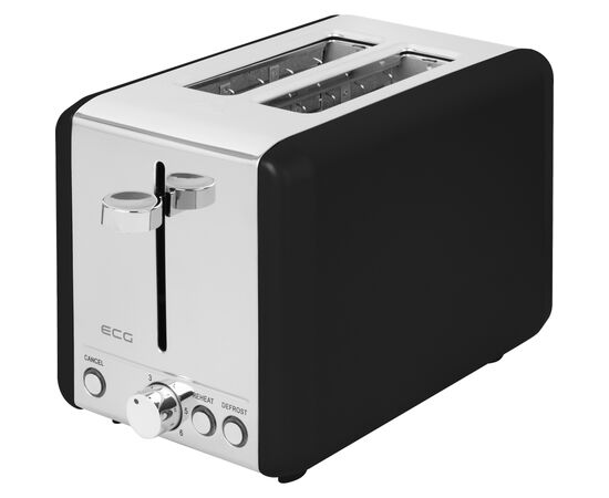 Тостер ECG ST 2708 Tradizione Nero, зображення 3 Тостер ECG ST 2708 Tradizione Nero, зображення 3