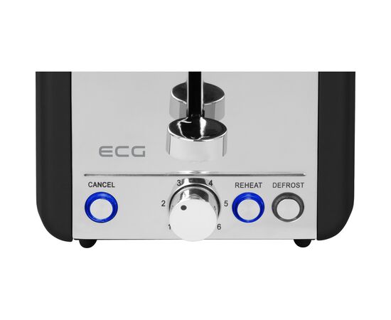 Тостер ECG ST 2708 Tradizione Nero, зображення 5 Тостер ECG ST 2708 Tradizione Nero, зображення 5