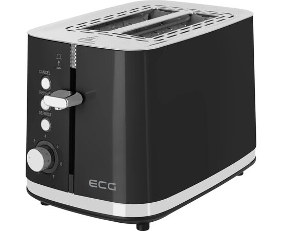 Тостер ECG ST 2766 Vintage Nero, зображення 3 Тостер ECG ST 2766 Vintage Nero, зображення 3