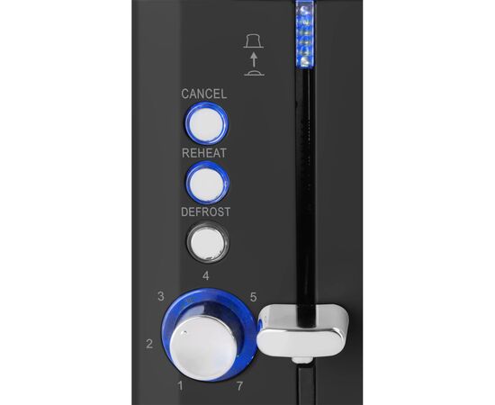 Тостер ECG ST 2766 Vintage Nero, зображення 6 Тостер ECG ST 2766 Vintage Nero, зображення 6