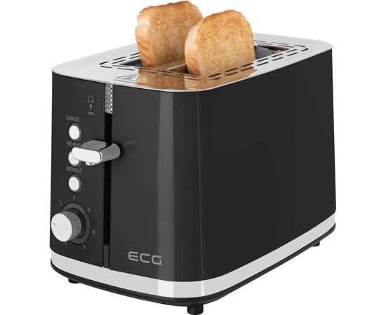 Тостер ECG ST 2766 Vintage Nero, зображення 8 Тостер ECG ST 2766 Vintage Nero, зображення 8