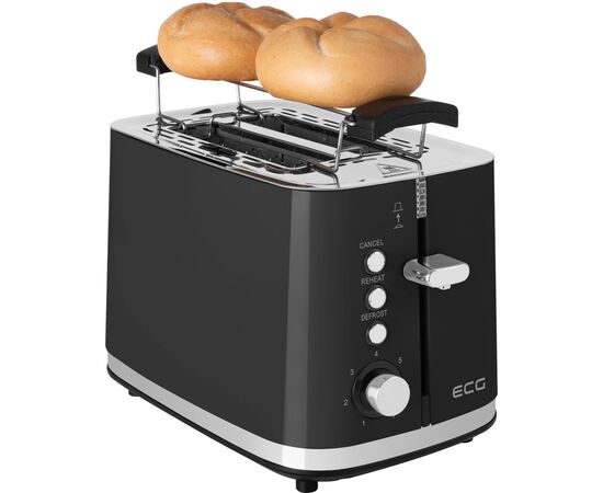 Тостер ECG ST 2766 Vintage Nero, зображення 9 Тостер ECG ST 2766 Vintage Nero, зображення 9