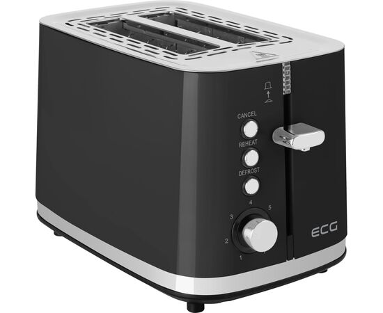 Тостер ECG ST 2766 Vintage Nero Тостер ECG ST 2766 Vintage Nero