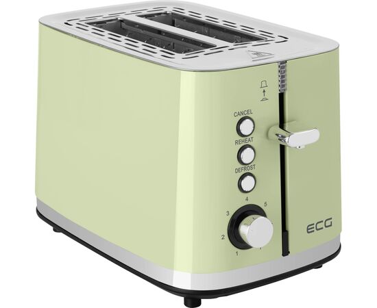 Тостер ECG ST 2766 Vintage Olive Тостер ECG ST 2766 Vintage Olive