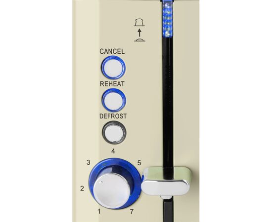 Тостер ECG ST 2766 Vintage Vanilla, зображення 6 Тостер ECG ST 2766 Vintage Vanilla, зображення 6