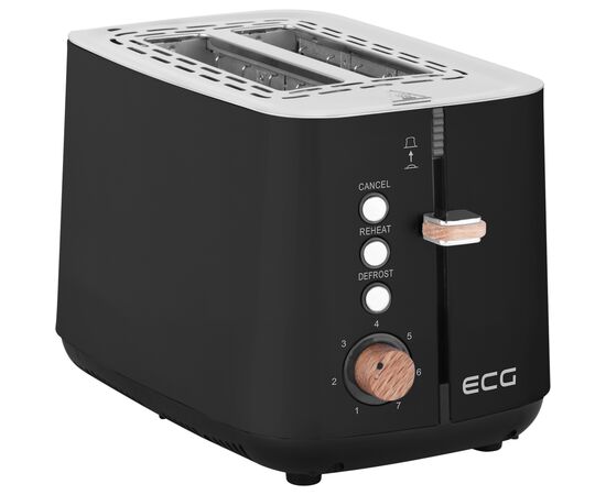 Тостер ECG ST 2768 Timber Black Тостер ECG ST 2768 Timber Black