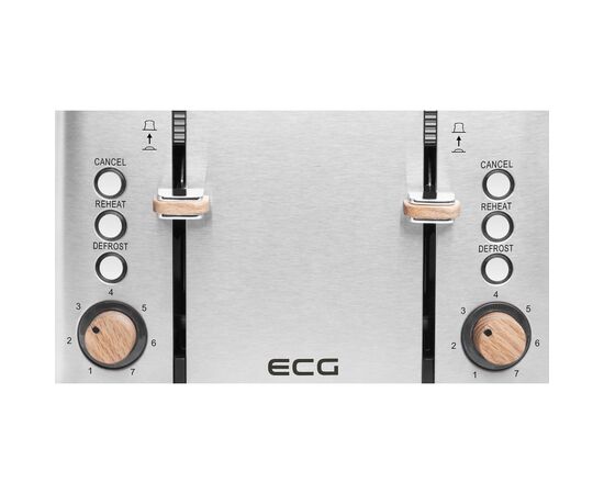Тостер ECG ST 4767 Timber, зображення 5 Тостер ECG ST 4767 Timber, зображення 5